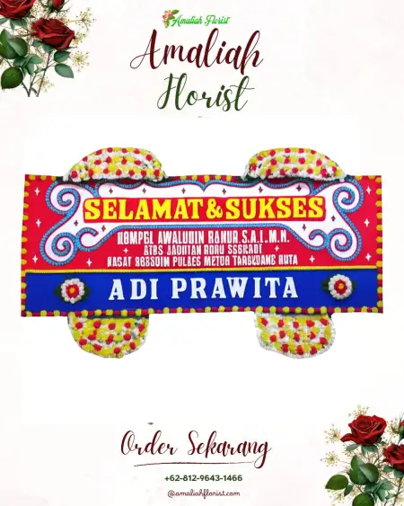 Papan Bunga Ucapan Selamat Folarora